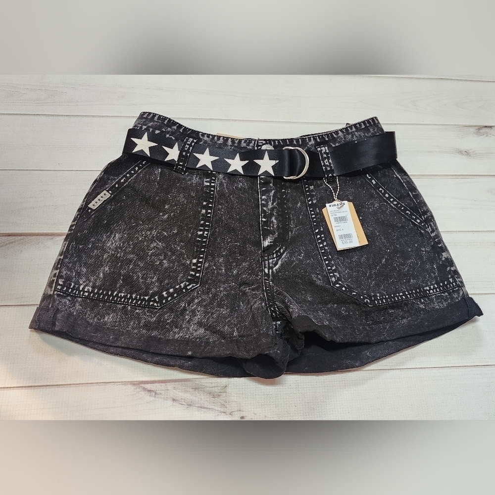 Fivestar General Co. Black Belted Utility Shorts Juniors - New With Tags